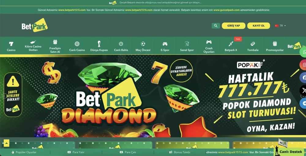 betpark giriş